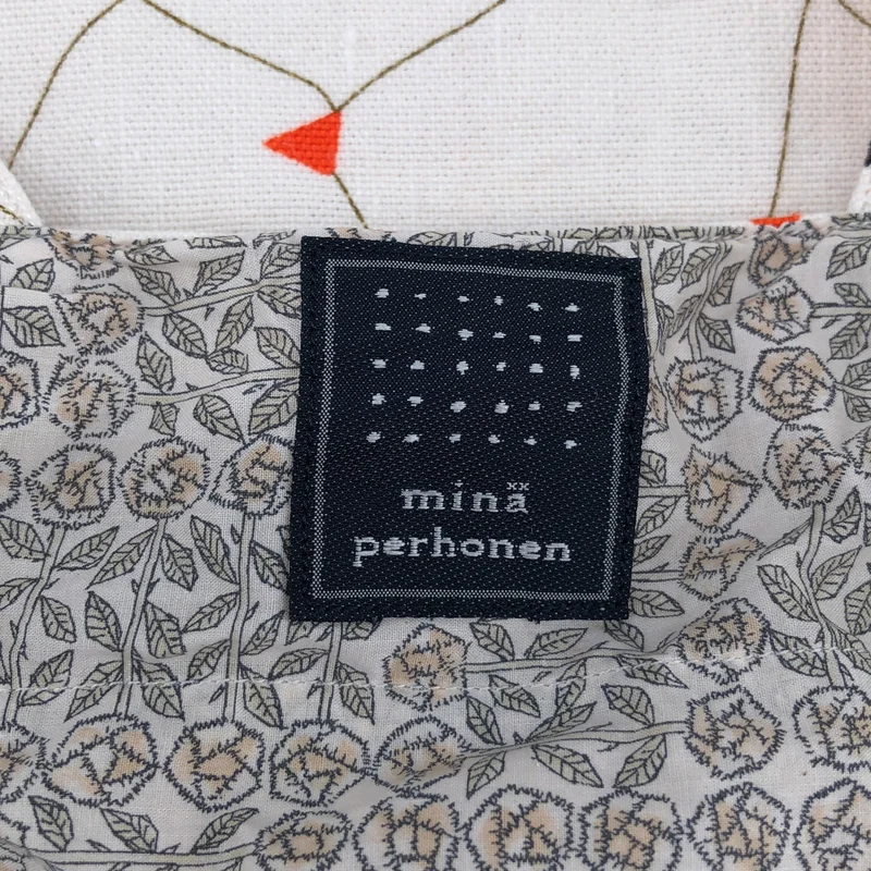 mina perhonen / ミナペルホネン | seafowl / プリント ハンド トートバッグ |