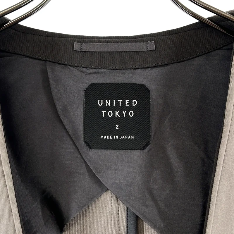 UNITED TOKYO / ユナイテッドトウキョウ | ストレッチ ノーカラー コート | 2 | メンズ