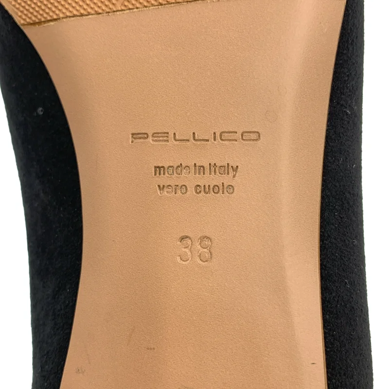 PELLICO / ペリーコ | スエード スクエアトゥ パンプス | 38 | レディース