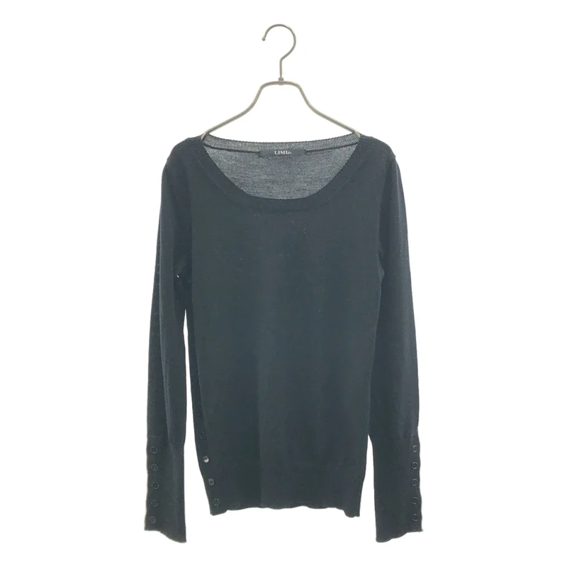 LIMI feu / リミフゥ | 2025AW | STANDARD SOFT WOOL WASHABLE PLAIN STITCH SIDE SWEATER ニット | 2 | レディース