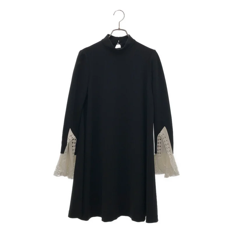 Mame Kurogouchi / マメクロゴウチ | lace cuffs A-line dress レース カフ ワンピース | 1 | レディース