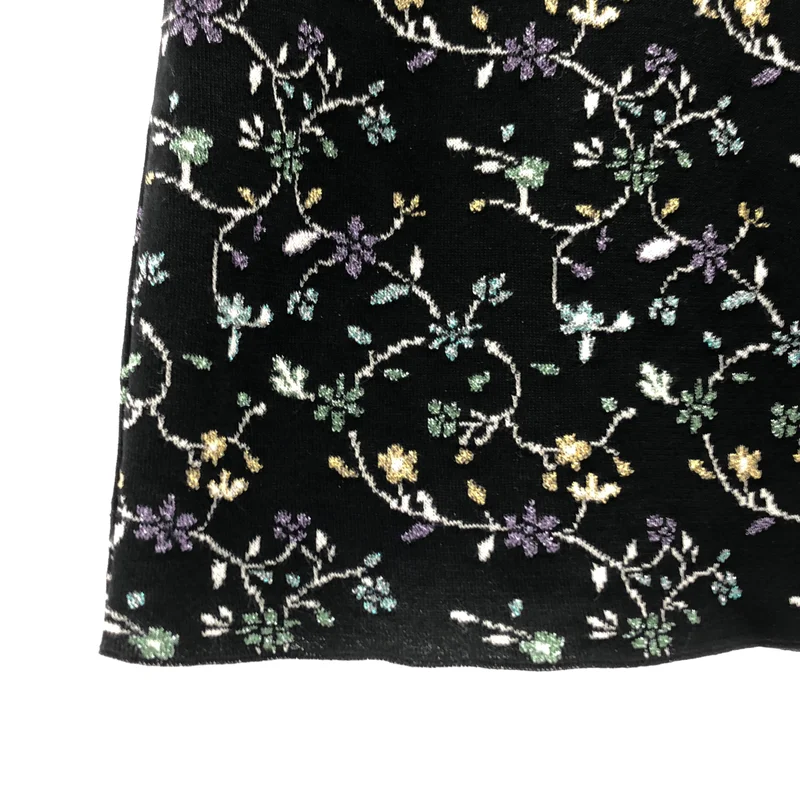 Mame Kurogouchi / マメクロゴウチ | 2026SS | Floral Motif Glitter Short Sleeve Knit Top フローラルショートスリーブ ニット | 2 | レディース