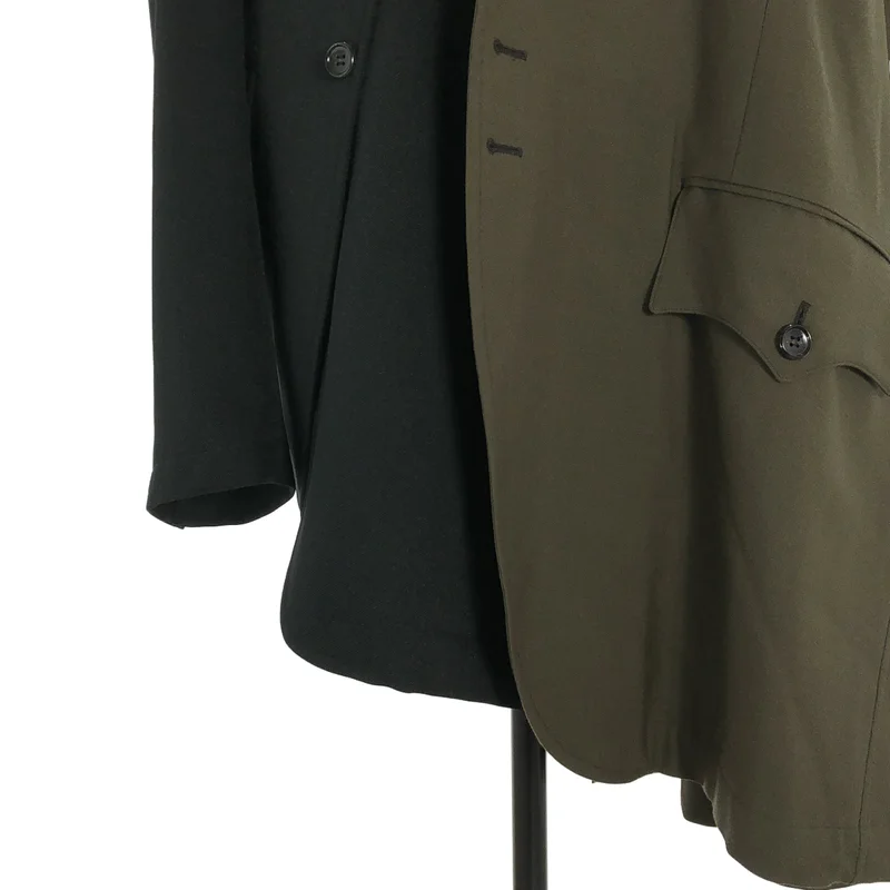 COMME des GARCONS HOMME PLUS / コムデギャルソンオムプリュス | 2025AW | アシンメトリー ドッキングジャケット | XL | メンズ