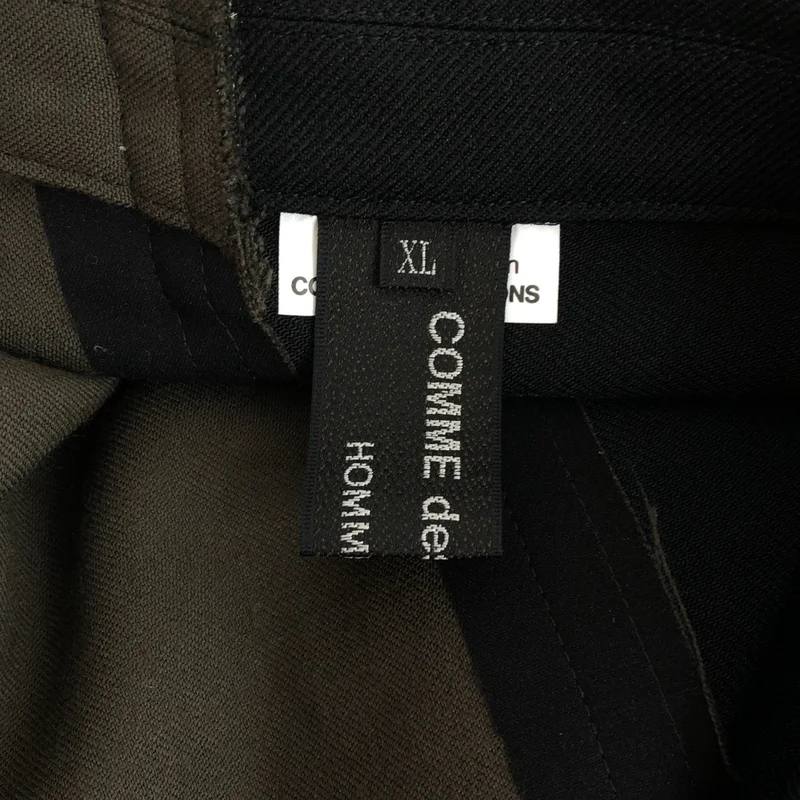 COMME des GARCONS HOMME PLUS / コムデギャルソンオムプリュス | 2025AW | アシンメトリー ドッキングジャケット | XL | メンズ