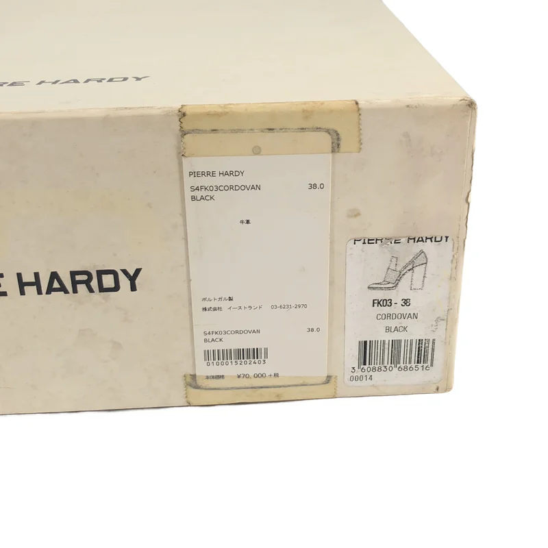 PIERRE HARDY / ピエールアルディ | コードバン レザー ハイヒールローファー | 38 | レディース