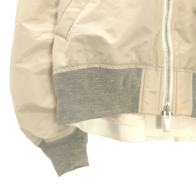 sacai / サカイ | バックフレア MA-1 ボンバージャケット 18-03978 | 2 | レディース