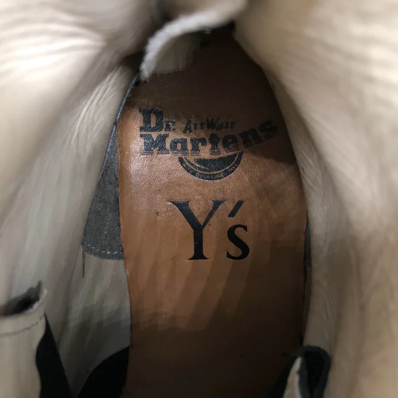 Y's / ワイズヨウジヤマモト | × Dr.Martens / 10 EYE 10ホール バックジップ ブーツ | 6 | メンズ