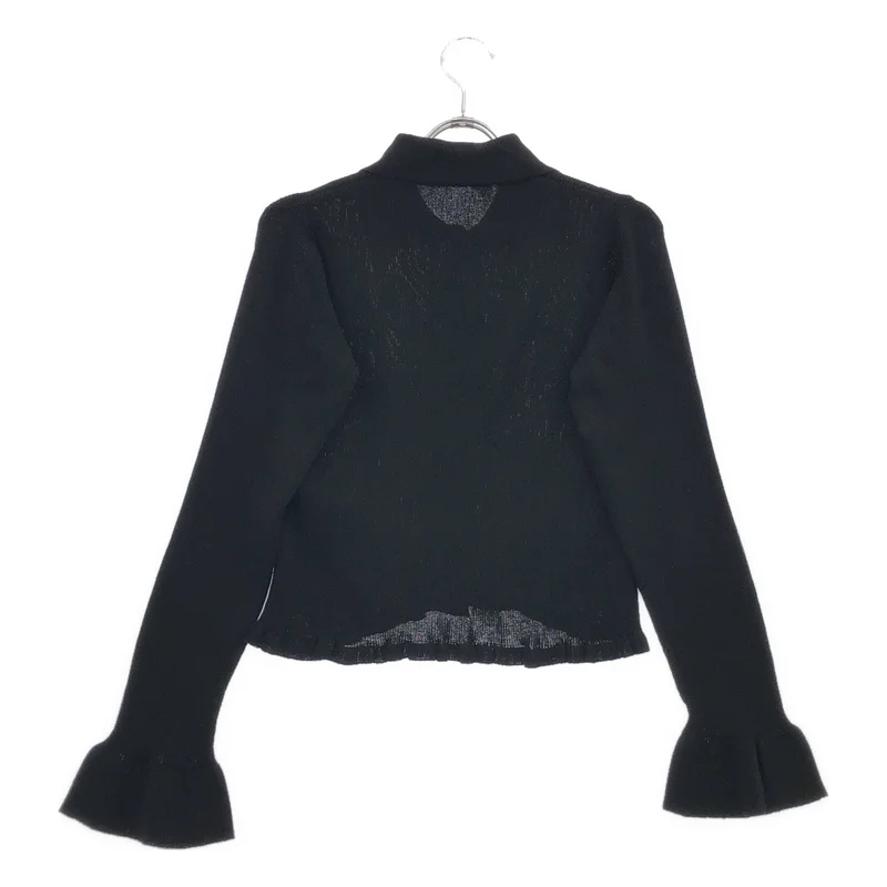 pelleq / ぺレック | rib knit shirt cardigan リブ カーディガン | 34 | レディース