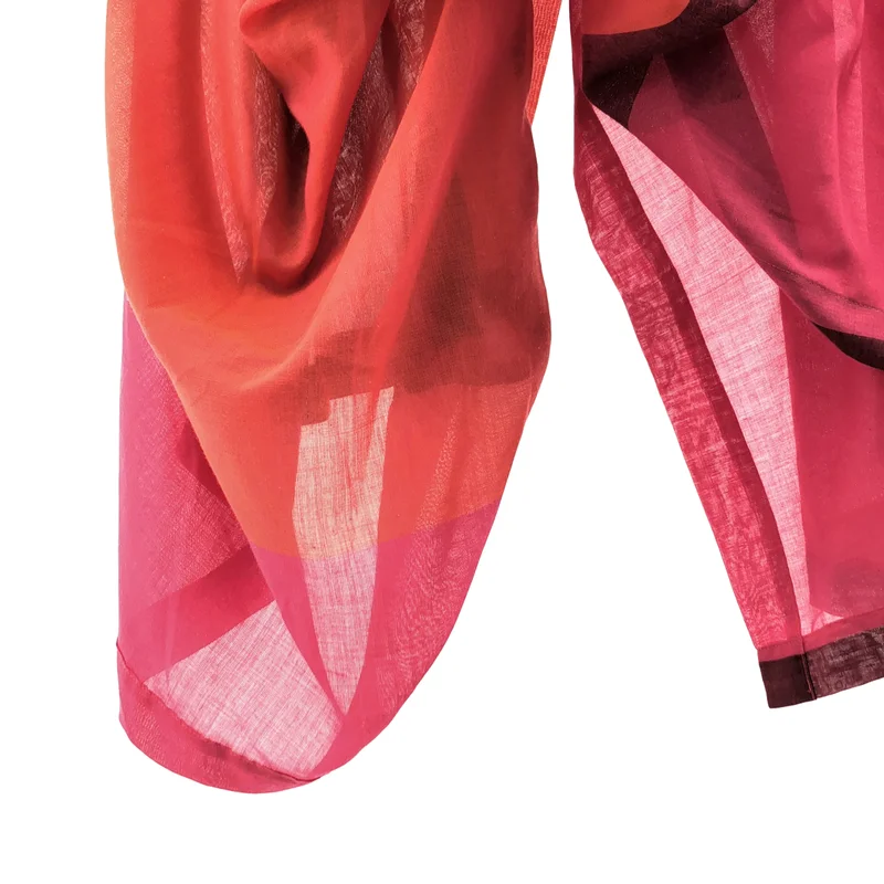 ISSEY MIYAKE / イッセイミヤケ | 2024AW | ENCLOTHE PLAID 変形 パンツ | 2 | レディース