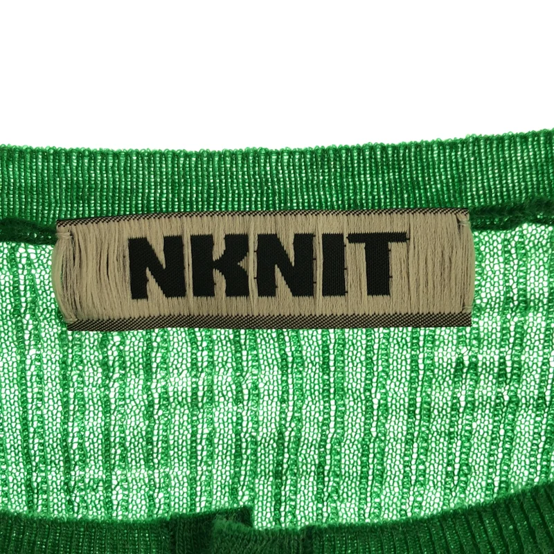 NKNIT / ンニット | sheer rib KNIT ニット | 2 | レディース