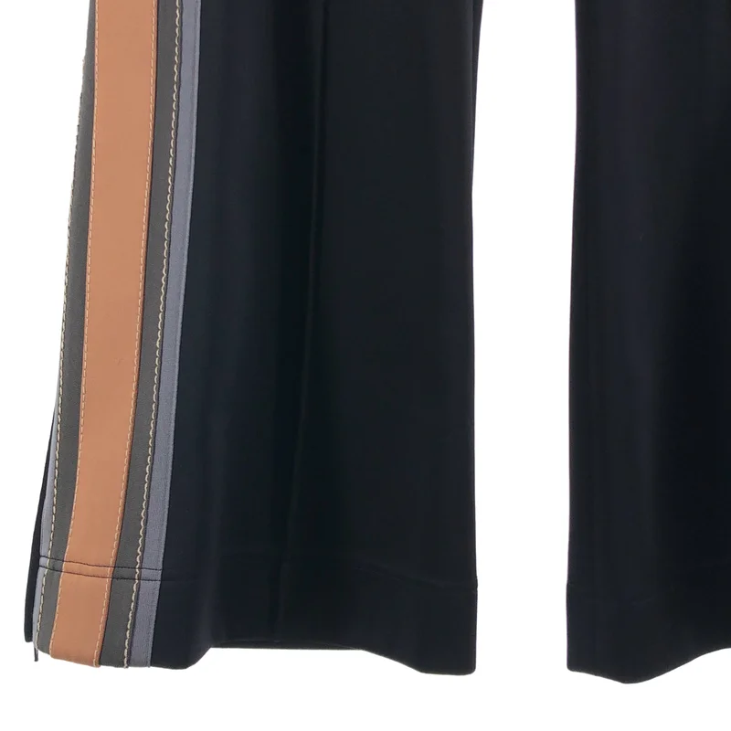 MARC JACOBS / マークジェイコブス | サイドライン フレアトラックパンツ | 00 | レディース