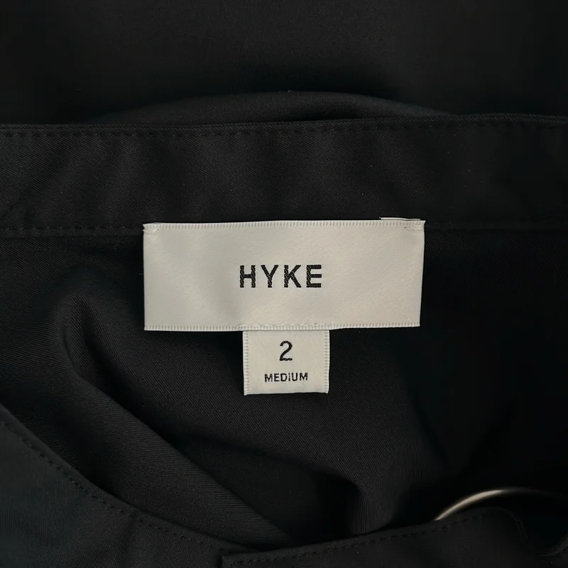 HYKE / ハイク | T/C BALLOON SLEEVE DRESS バルーンスリーブ シャツワンピース | 2 | レディース