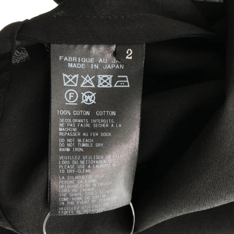REGULATION Yohji Yamamoto / レギュレーションヨウジヤマモト | 2022AW | COTTON SLEEVELESS BLOUSE FV-B85-018 | 2 | レディース