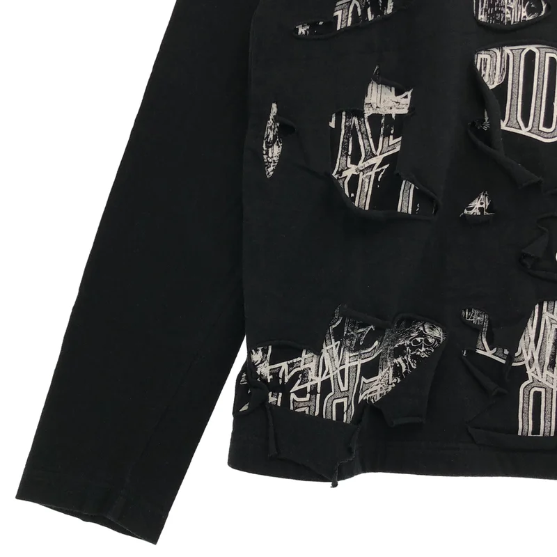 JUNYAWATANABE COMMEdesGARCONS MAN / ジュンヤワタナベマン | 2003SS | pink / カットデザイン プリント カットソー |