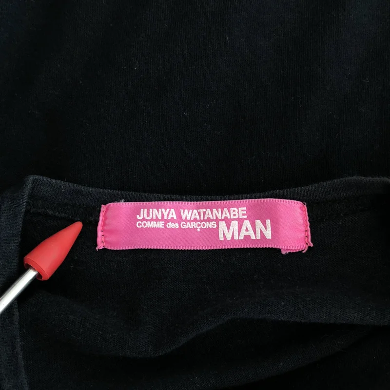 JUNYAWATANABE COMMEdesGARCONS MAN / ジュンヤワタナベマン | 2003SS | pink / カットデザイン プリント カットソー |