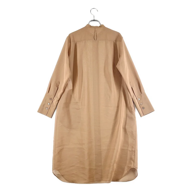 BEIGE， / ベイジ | オーバーシルエット バンドカラー シャツ ワンピース | 4 | レディース