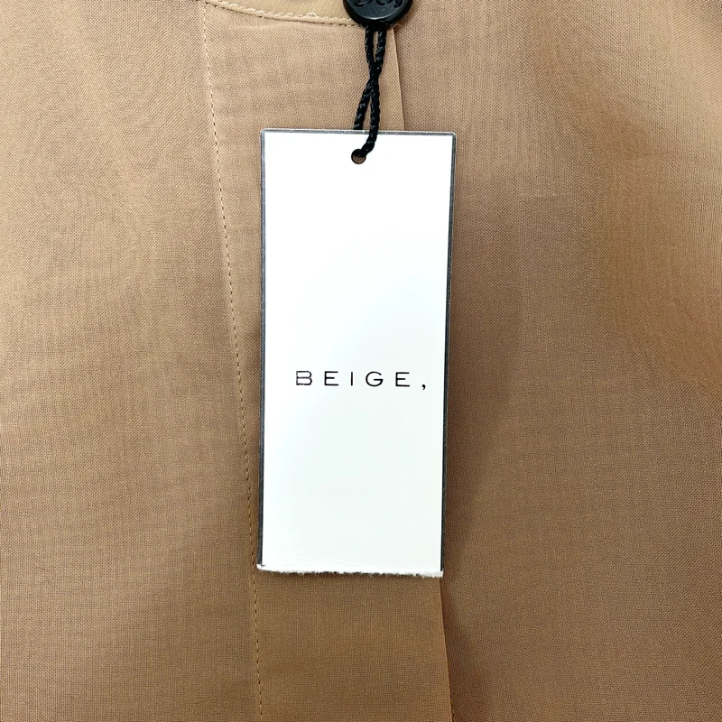 BEIGE， / ベイジ | オーバーシルエット バンドカラー シャツ ワンピース | 4 | レディース