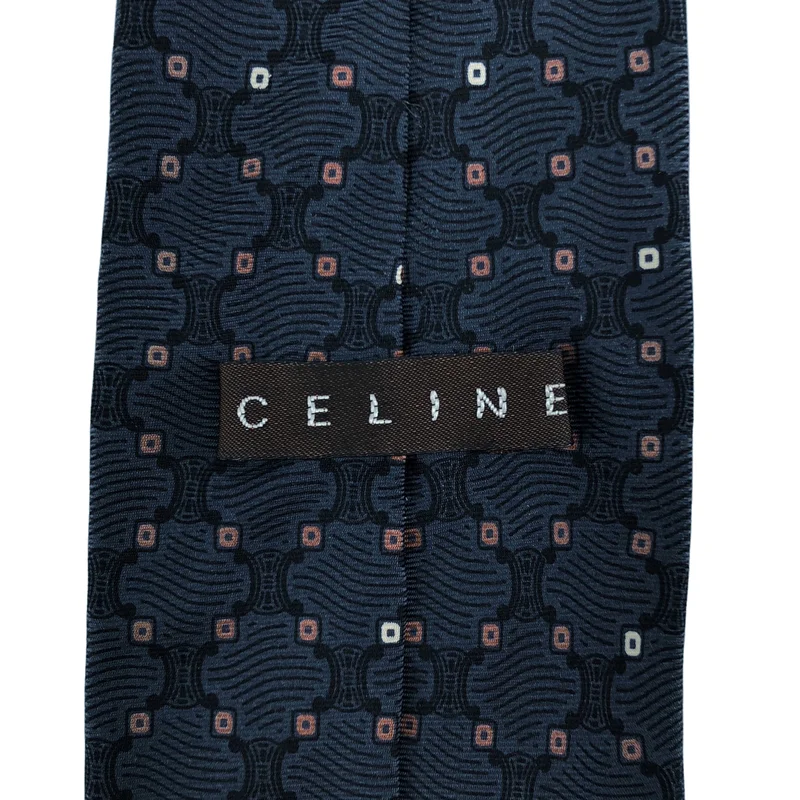 CELINE / セリーヌ | トリオンフ 総柄 シルク ネクタイ |