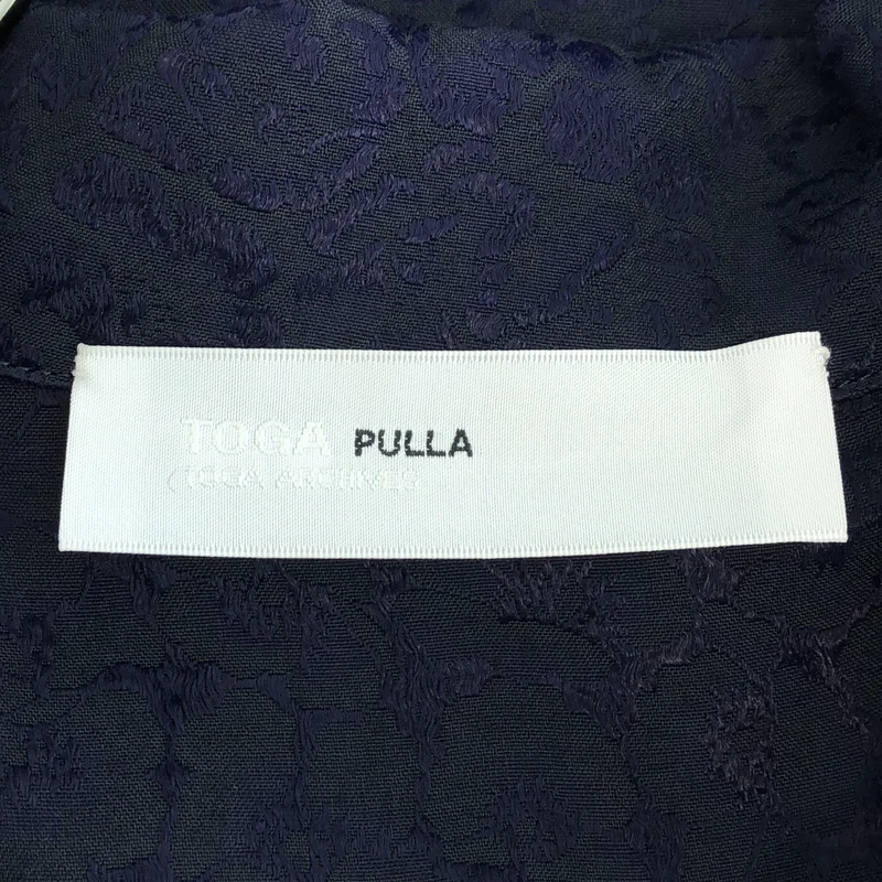 TOGA PULLA / トーガプルラ | 2022AW | フラワージャガード パフスリーブシャツ | 36 | レディース