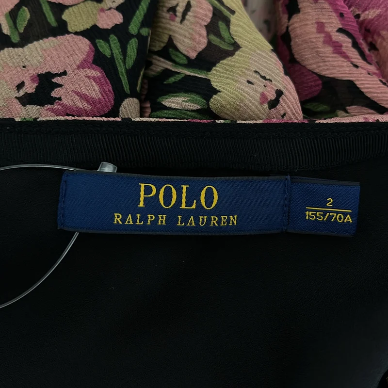POLO RALPH LAUREN / ポロラルフローレン | 総柄 フラワー サイドジップ スカート / 総裏地 | 2 | レディース
