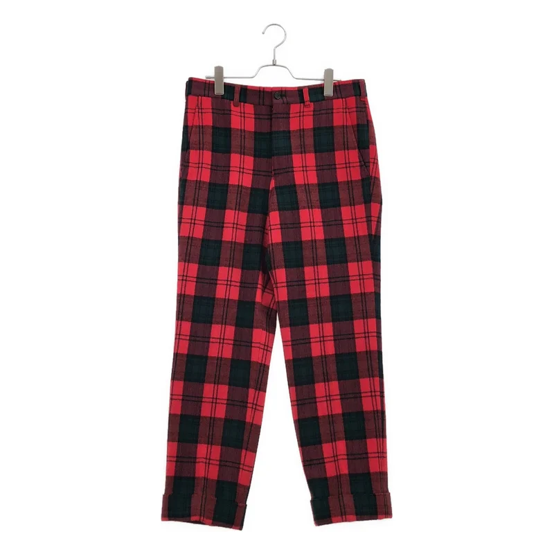 COMME des GARCONS HOMME PLUS / コムデギャルソンオムプリュス | 2012AW | ウール チェック パンツ PJ-P058 | S | メンズ