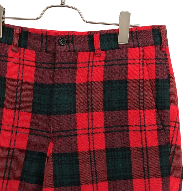 COMME des GARCONS HOMME PLUS / コムデギャルソンオムプリュス | 2012AW | ウール チェック パンツ PJ-P058 | S | メンズ