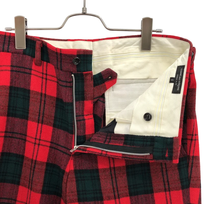 COMME des GARCONS HOMME PLUS / コムデギャルソンオムプリュス | 2012AW | ウール チェック パンツ PJ-P058 | S | メンズ