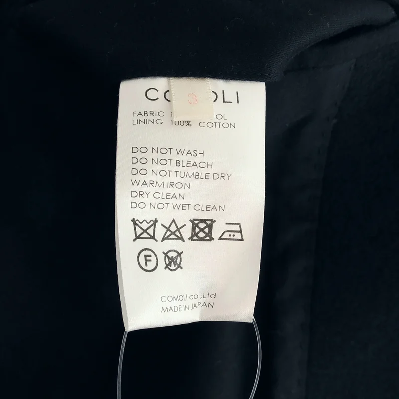 COMOLI / コモリ | ウール ショールカラーコート | 3 | メンズ