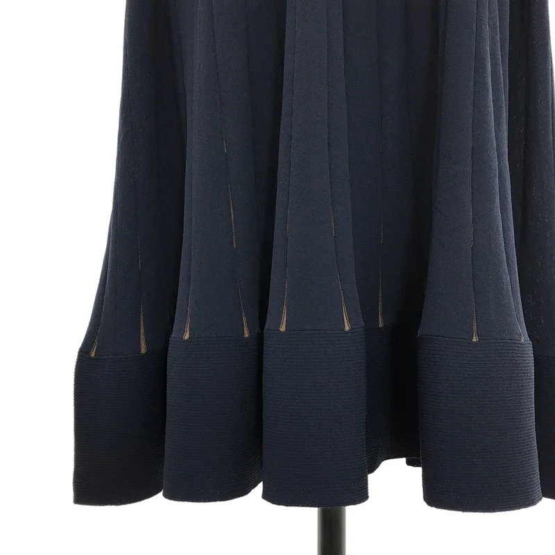 HaaT ISSEY MIYAKE / ハートイッセイミヤケ | 2018SS | ストライプ ノースリーブ ニットワンピース | 2 | レディース