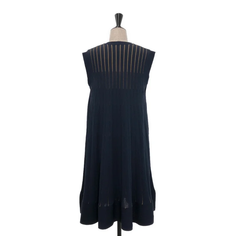 HaaT ISSEY MIYAKE / ハートイッセイミヤケ | 2018SS | ストライプ ノースリーブ ニットワンピース | 2 | レディース