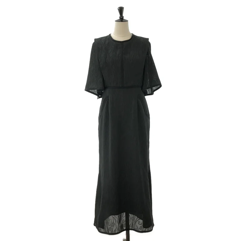 Mame Kurogouchi / マメクロゴウチ | 2021SS | Tulip Motif Jacquard Dress ジャガードワンピース | 2 | レディース