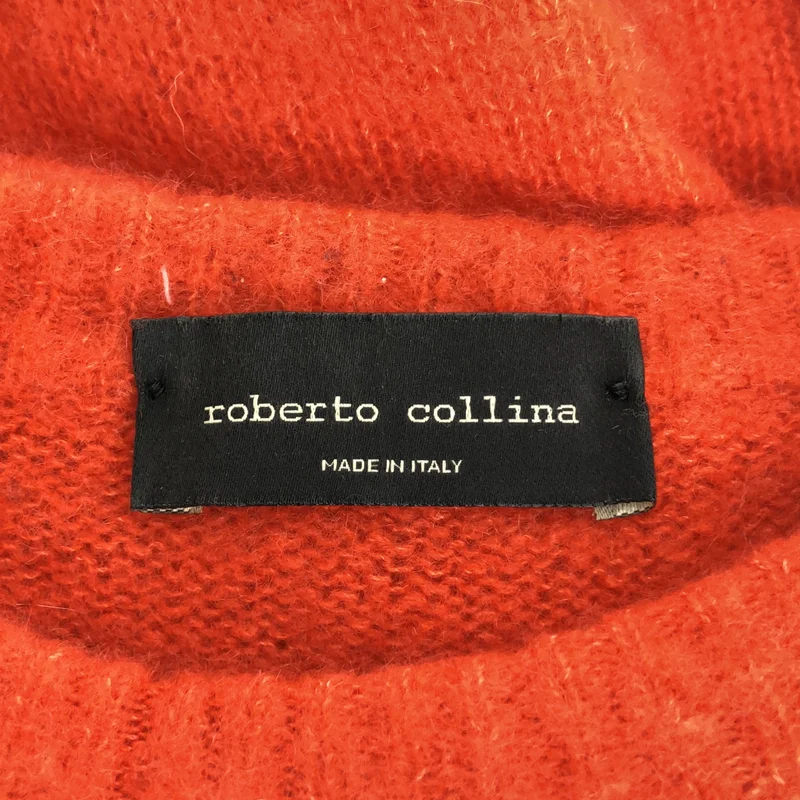 ROBERTO COLLINA / ロベルトコリーナ | カシミヤ シルク クルーネックニット | 48 | メンズ