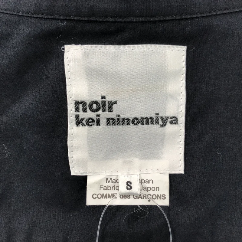 noir kei ninomiya / ノワールケイニノミヤ | 2020SS | パール ショルダー バンドカラーシャツ | S | レディース