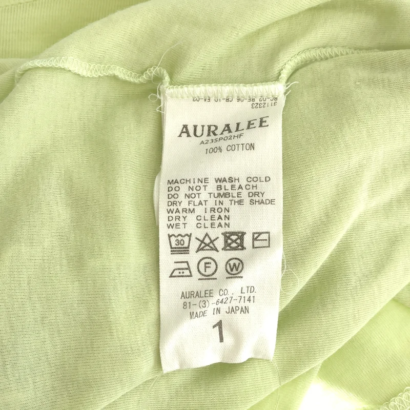 AURALEE / オーラリー | GIZA SUPER HIGH GAUGE SHEER RIB L/S TEE カットソー | 1 | レディース