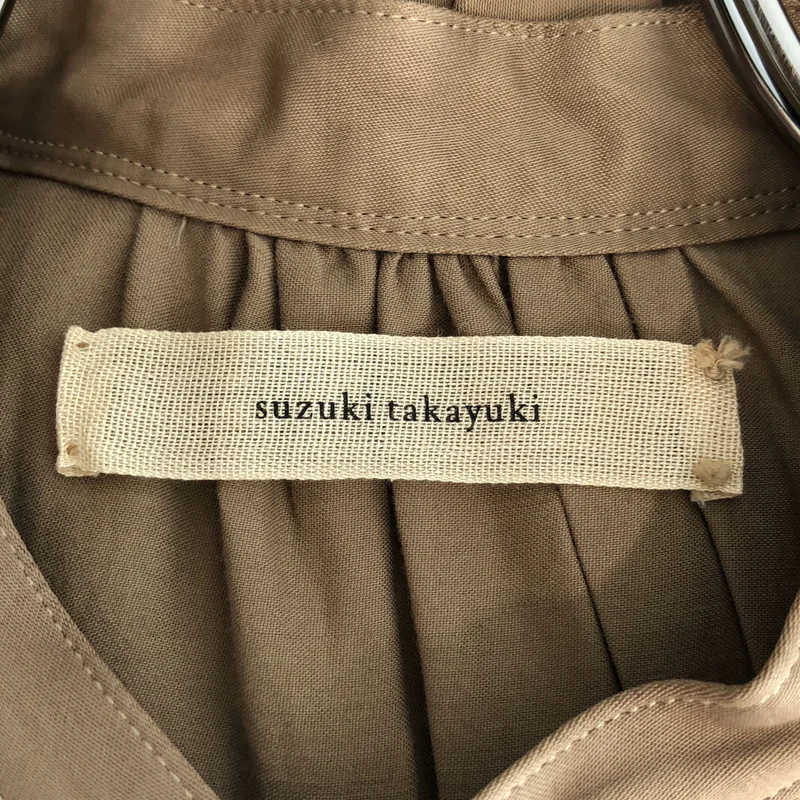 suzuki takayuki / スズキタカユキ | slip-on dress レーヨン コットン プルオーバーワンピース |