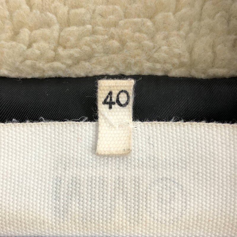 MM6 Maison Margiela / エムエムシックスメゾンマルジェラ | ウール チェック ボア切替 ロングコート | 40 | レディース