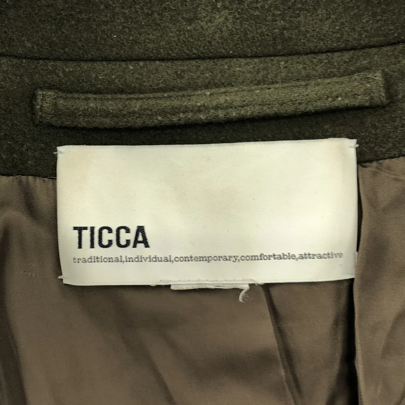 TICCA / ティッカ | ウール テントコート | F | レディース