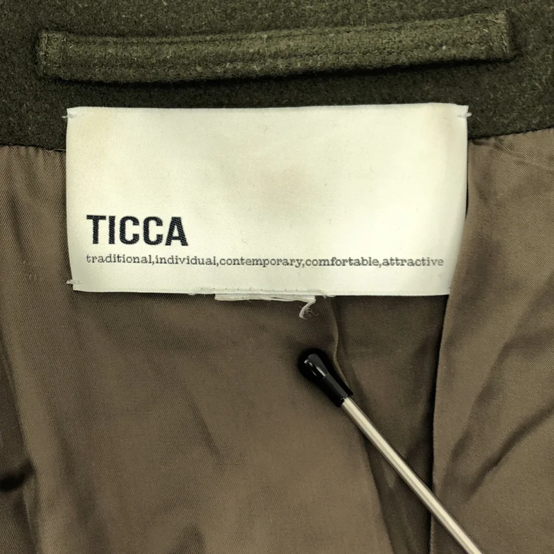 TICCA / ティッカ | ウール テントコート | F | レディース