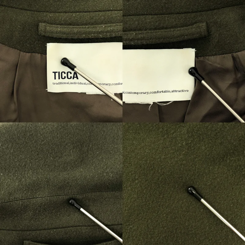 TICCA / ティッカ | ウール テントコート | F | レディース