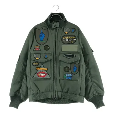 sacai / サカイ | 2023AW | Wool Melton Blouson / ウール オーバー