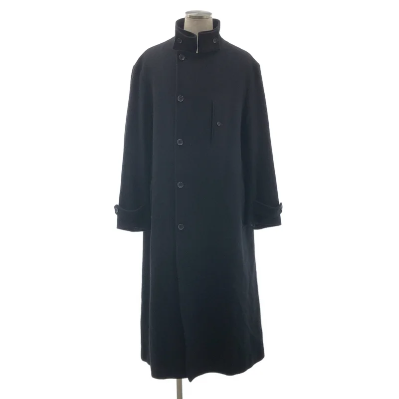 YOHJI YAMAMOTO POUR HOMME / ヨウジヤマモトプールオム | 2022AW | ウール 老虎残夢 刺しゅう ダブルブレスト ロングコート | 3 | メンズ