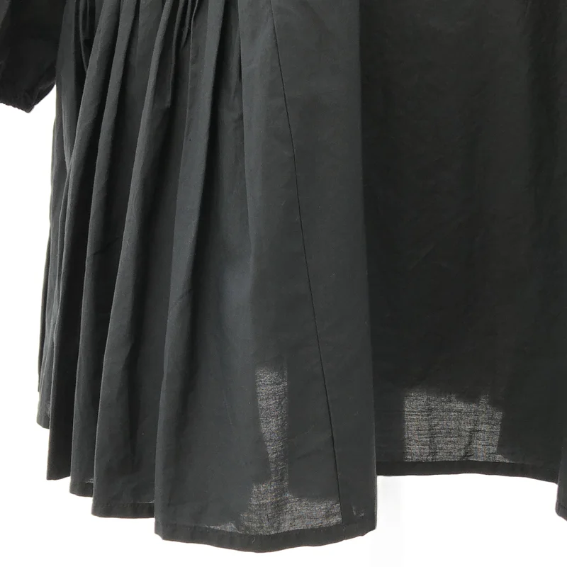 MERLETTE / マーレット | 2024AW | EMILE DRESS / コットン ステッチ ギャザーワンピース | SMALL | レディース