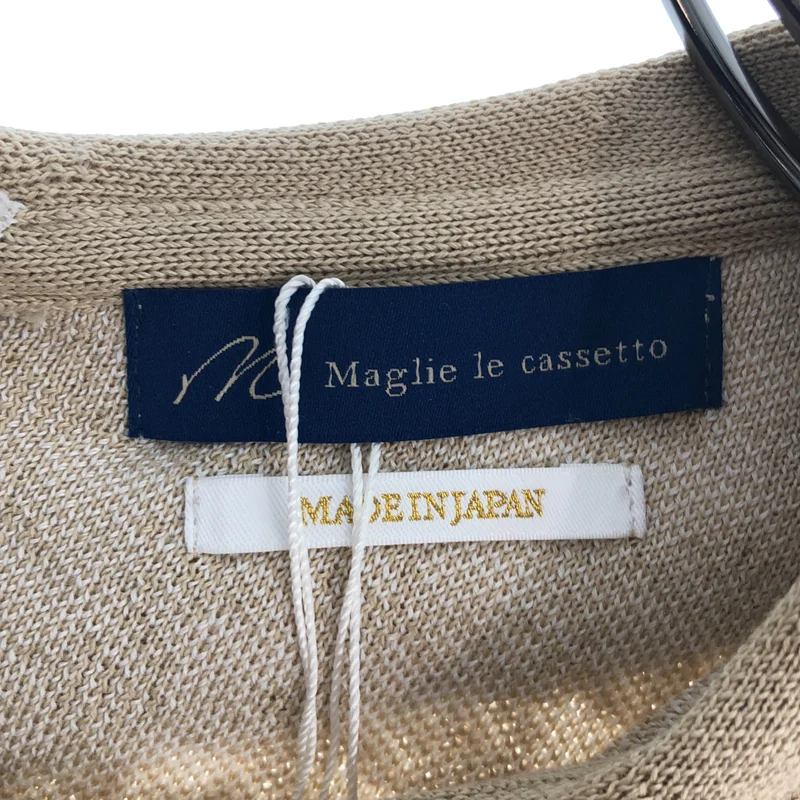 M Maglie le cassetto / エムマーリエルカセット | 2023AW | コットン混 千鳥格子 ニットポロワンピース | 42 | レディース