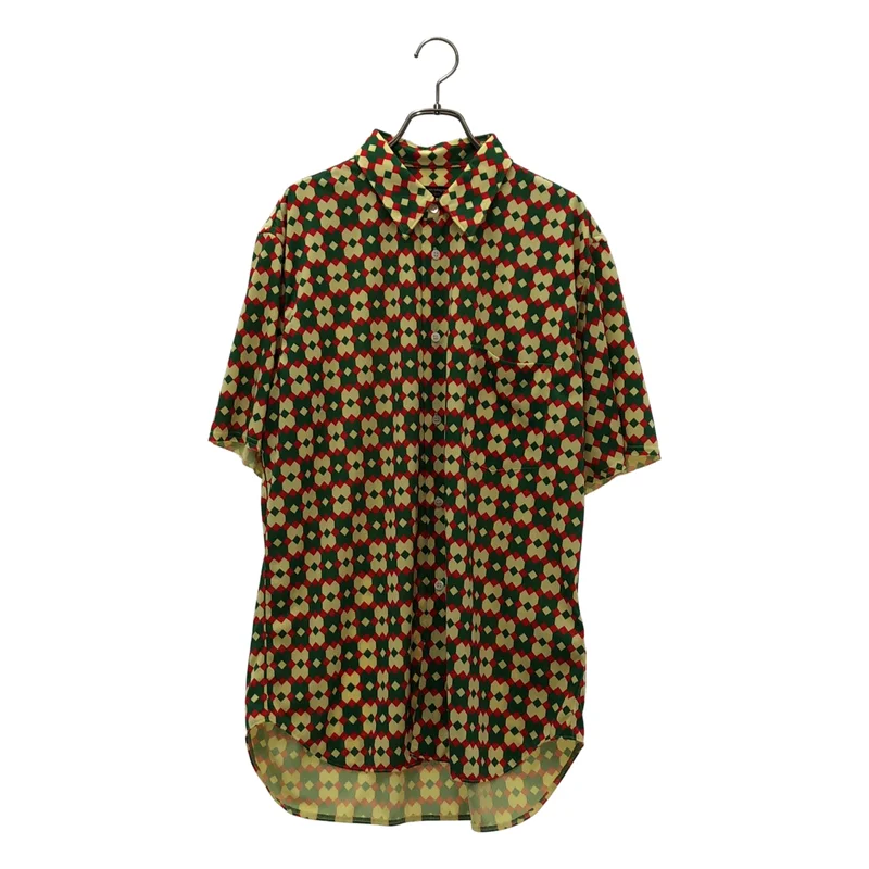 COMME des GARCONS HOMME PLUS / コムデギャルソンオムプリュス | ジオメトリック半袖シャツ | L | メンズ