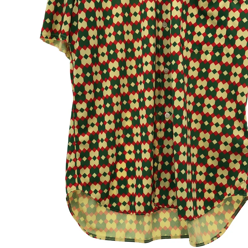 COMME des GARCONS HOMME PLUS / コムデギャルソンオムプリュス | ジオメトリック半袖シャツ | L | メンズ