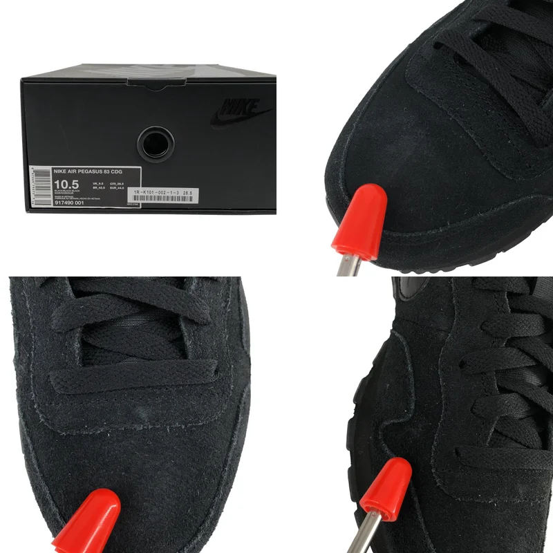 BLACK COMME des GARCONS / ブラックコムデギャルソン | × AIR PEGASUS エアペガサス83 レザースニーカー | 28.5 | メンズ