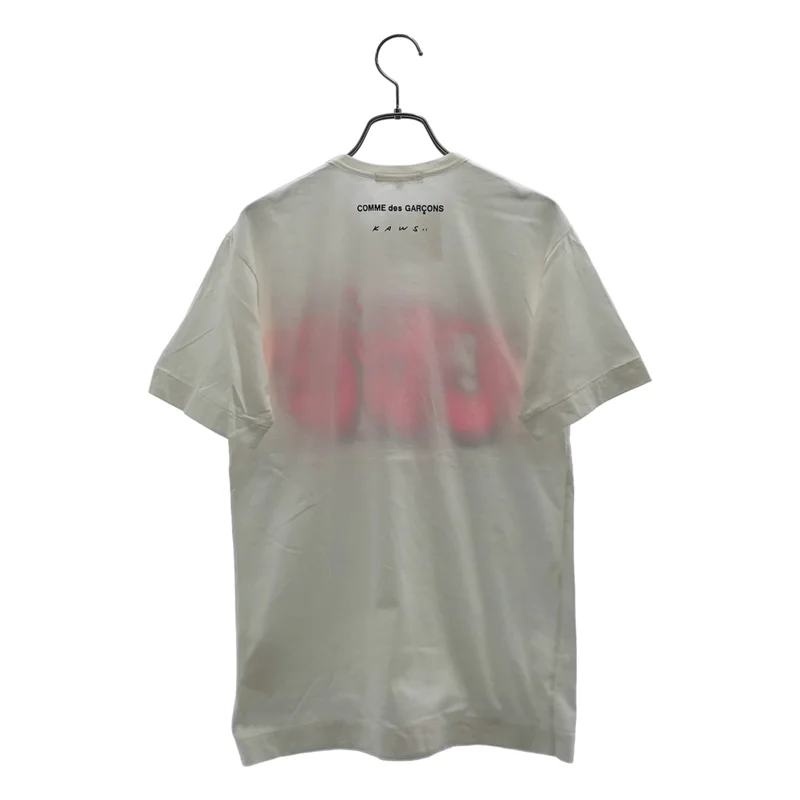 COMME des GARCONS / コムデギャルソン | 2007AW | × KAWS /  コットン ロゴプリント Tシャツ | M | レディース