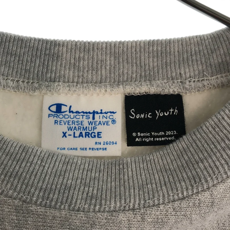 CHAMPION / チャンピオン | × SONIC YOUTH / ×BEAMS / グラフィックプリント スウェット | XL | メンズ