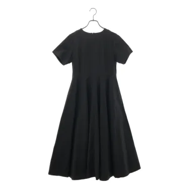 foufou / フーフー | THE DRESS #36 black linen dress リネン ドレス