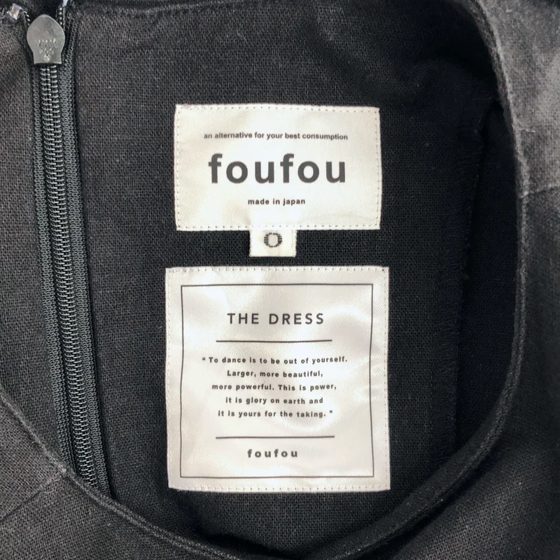 foufou / フーフー | THE DRESS #00 cotton linen rendezvous one piece ワンピース | 0 | レディース